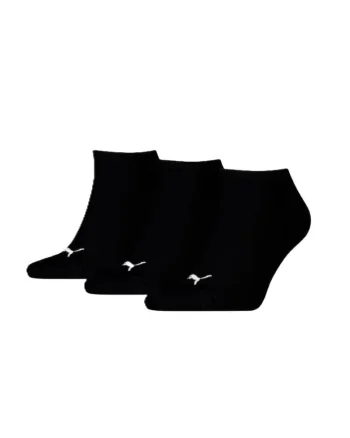 Sosete  pentru Barbati, unisex sneaker plain 3p, 938624-06, Negru, Negru