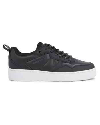 Pantofi sport  pentru Femei, basket cupsole laceup hiking wn, YW0YW01050-BEH, Negru, Negru