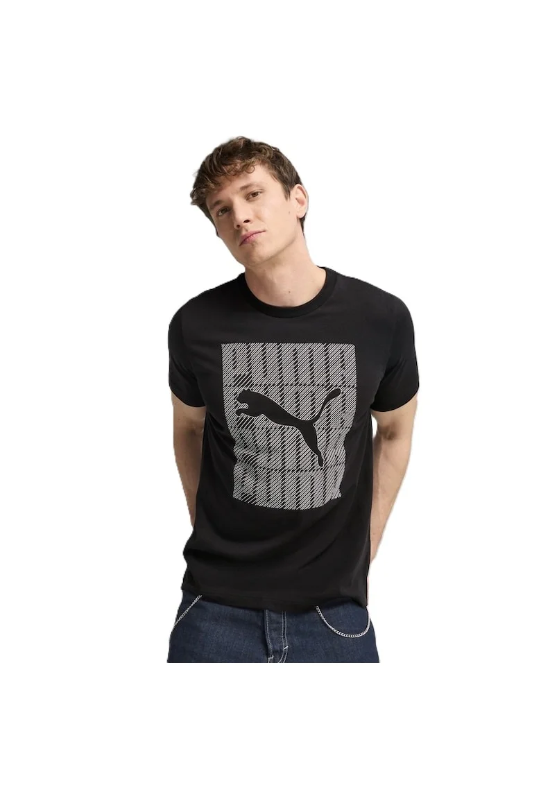 Tricou  pentru Barbati, graphics puma wording tee, 684825-01, XS INTL, Negru