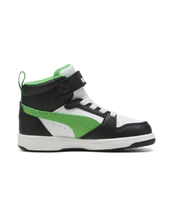 Pantofi sport  pentru Baieti, rebound v6 mid ac+ inf, 396542-27, Negru, Negru