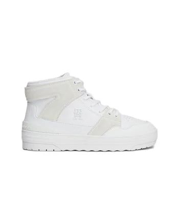 Pantofi sport  pentru Femei, th basket sneaker hi, FW0FW08273-YBS, Alb, Alb