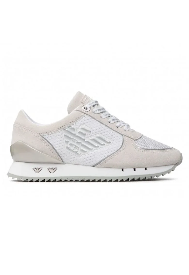 Pantofi sport  pentru Femei, black white woman, X7X005-XK210-M696, Alb, Alb