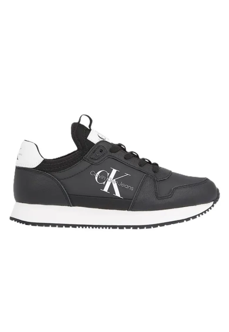 Pantofi sport  pentru Femei, runner sock laceup ml lth, YW0YW01616-0GM, Negru, Negru