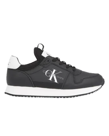 Pantofi sport  pentru Femei, runner sock laceup ml lth, YW0YW01616-0GM, Negru, Negru