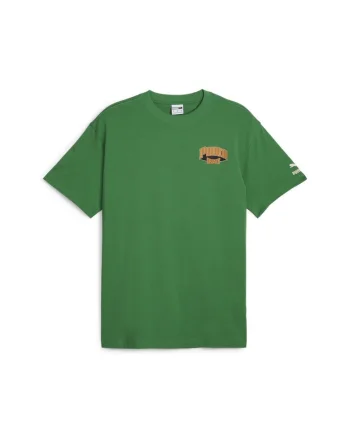 Tricou  pentru Barbati, team graphic tee, 624395-86, XS INTL, Verde