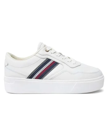 Pantofi sport  pentru Femei, stripes platform sneaker, FW0FW08348-YBL, Bej, Bej