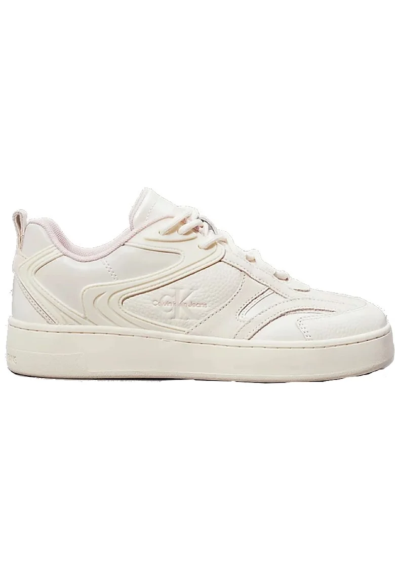 Pantofi sport  pentru Femei, basket cupsole low ml mix, YW0YW01567-02Y, Alb, Alb