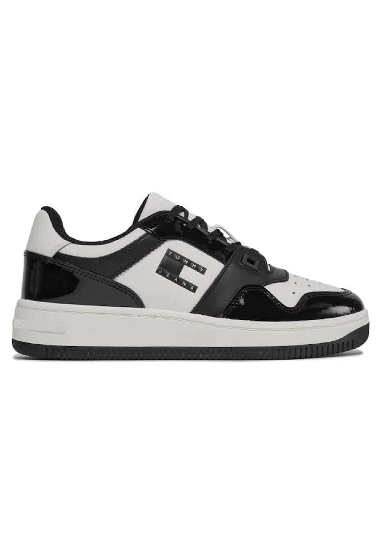 Pantofi sport  pentru Femei, tjw retro basket patent ltr, EN0EN02499-BDS, Negru, Negru