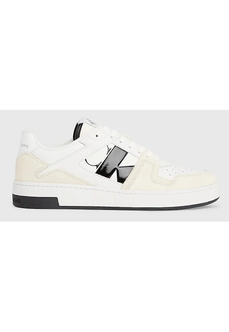 Pantofi sport  pentru Barbati, basket cupsole low lth, YM0YM00933-01W, Alb, Alb