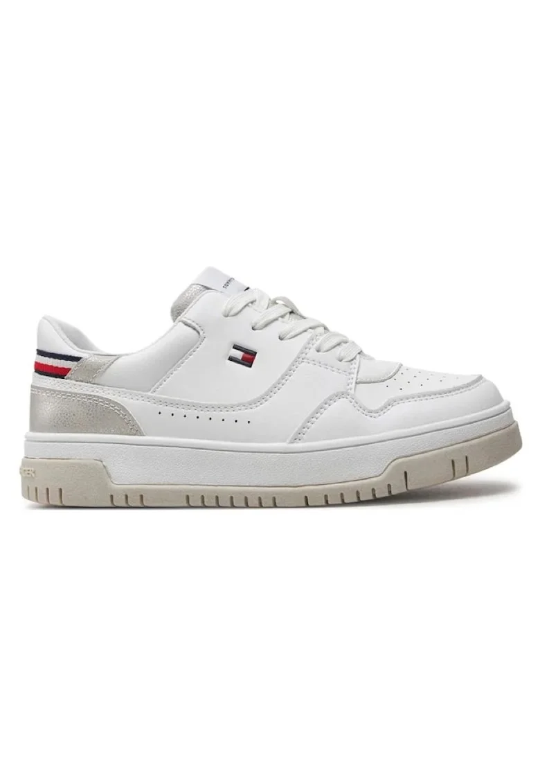 Pantofi sport  pentru Fete, low cut lace-up sneaker, T3A9-33212-1355X025, Alb, Alb