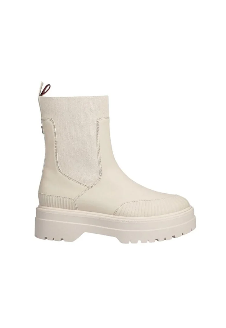 Pantofi sport  pentru Femei, feminine rubberirzed boot, FW0FW07475-ABH, Bej, Bej