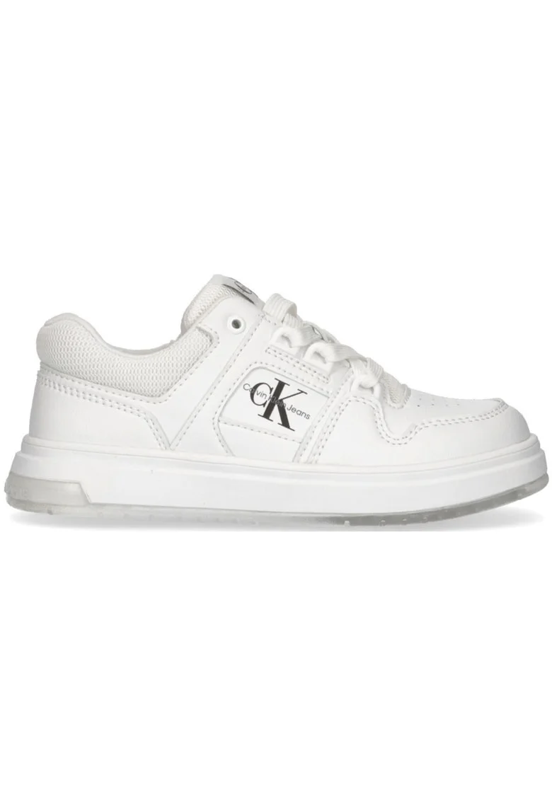 Pantofi sport  pentru Fete, low cut lace-up sneaker, V3X9-80864-1355100, Alb, Alb