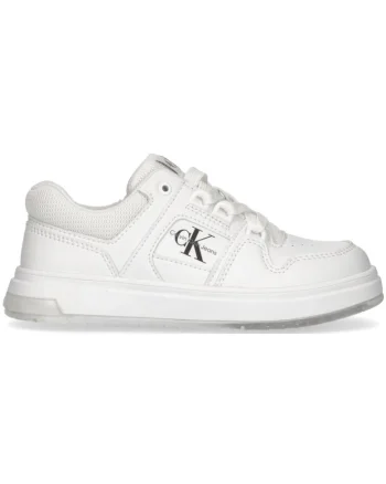 Pantofi sport  pentru Fete, low cut lace-up sneaker, V3X9-80864-1355100, Alb, Alb