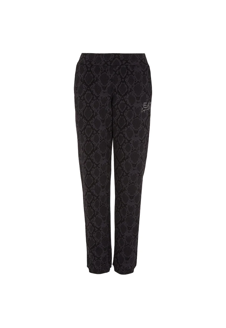 Pantaloni  pentru Femei, w pants ch allover, 6RTP57-TJQTZ-2238, Negru, Negru