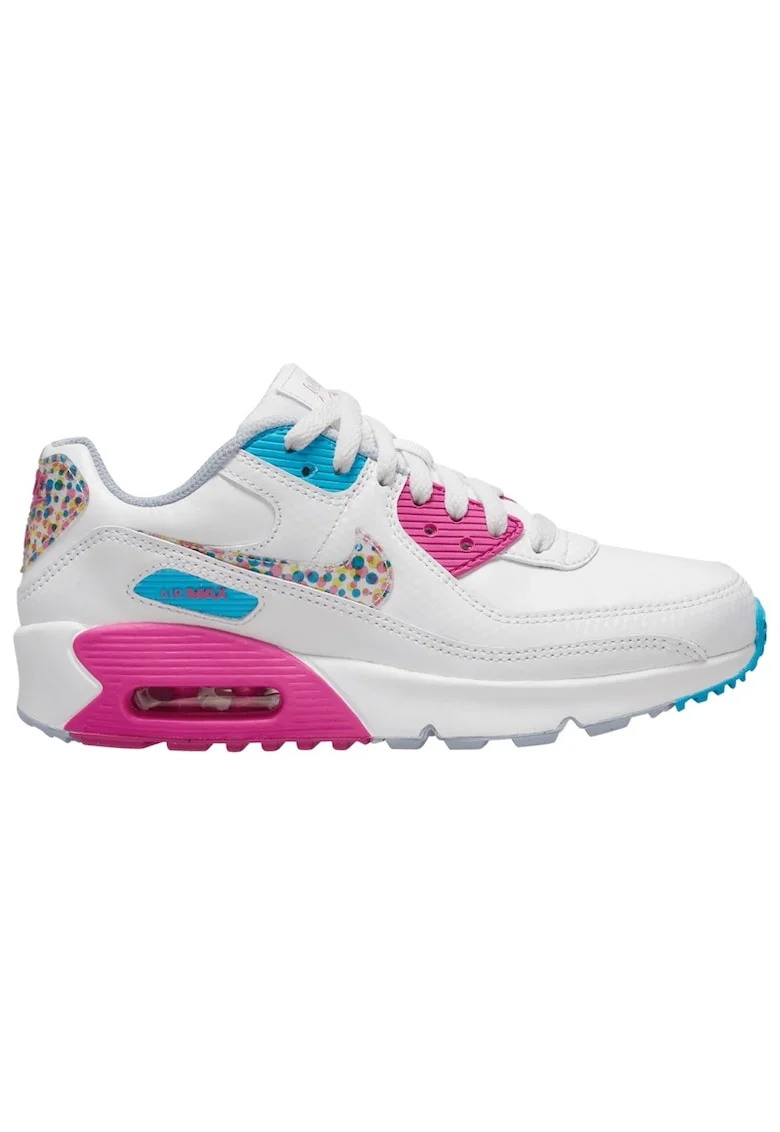 Pantofi sport  pentru Fete, air max 90 ltr se gs, DV1843-100, Alb, Alb