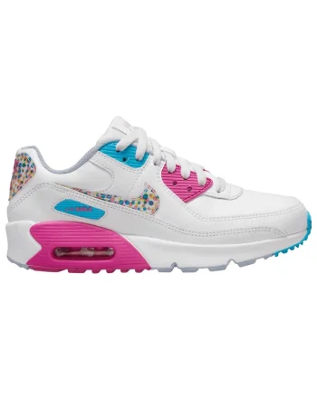 Pantofi sport  pentru Fete, air max 90 ltr se gs, DV1843-100, Alb, Alb