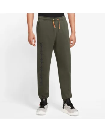 Pantaloni  pentru Barbati, m j flt mvp stmt gfx flc pant, DV1605-325, Verde, Verde