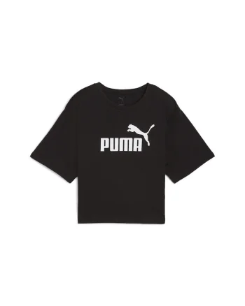 Tricou  pentru Femei, ess cropped no 1 logo relaxed tee, 684972-01, 2XS INTL, Negru