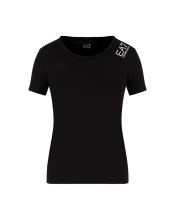 Tricou  W Tee Ss Rn, 8NTT50-TJFKZ-0200, Femei, Negru, Negru