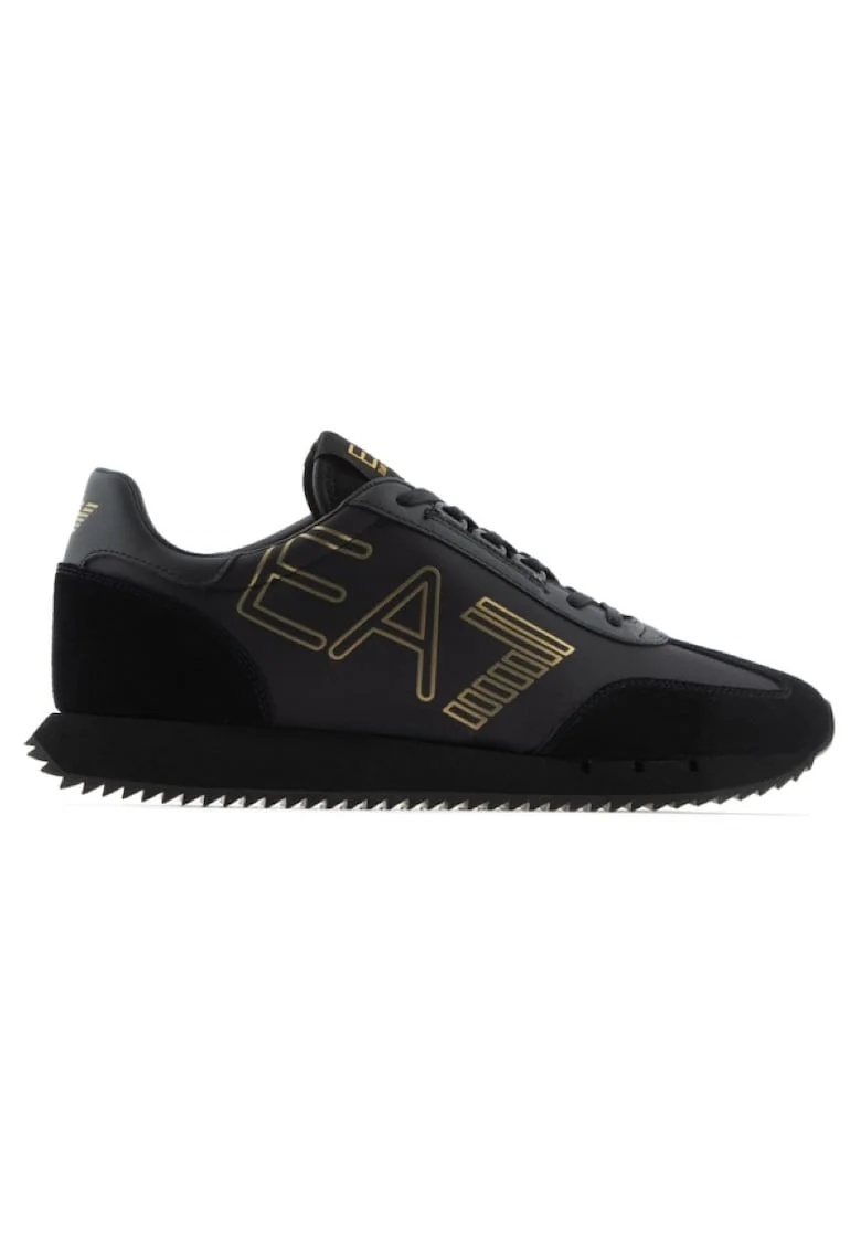 Pantofi sport  pentru Barbati, black white vintage, X8X101-XK257-M701, Negru, Negru