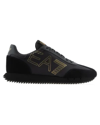 Pantofi sport  pentru Barbati, black white vintage, X8X101-XK257-M701, Negru, Negru