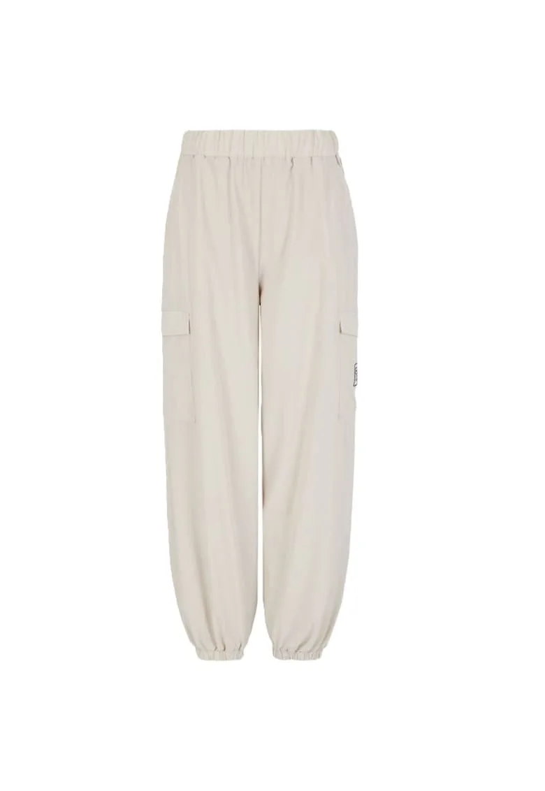 Pantaloni  pentru Femei, w cargo pants, 6DTP20-TNFTZ-1120, Alb, Alb