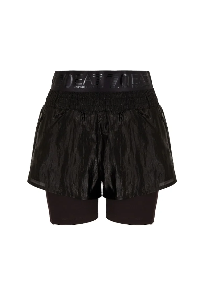 Pantaloni  pentru Femei, w shorts, 3DTS68-TNFQZ-1200, Negru, Negru