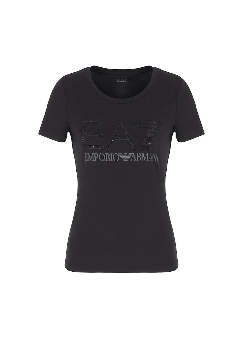 Tricou  W Tee Ss Rn, 3RTT24-TJDZZ-1200, Femei, Negru, Negru