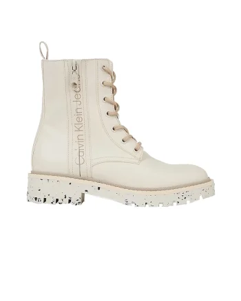 Pantofi sport  pentru Femei, combat mid laceup boot wn, YW0YW01255-0F7, Bej, Bej