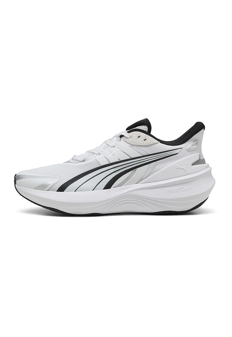 Pantofi Pulse Pro pentru alergare, Negru stins/Alb optic/Gri inchis