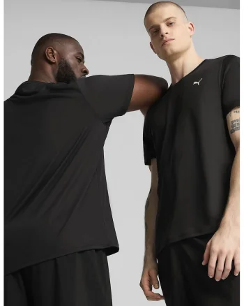 Tricou cu detaliu logo pentru fitness Essentials, Negru