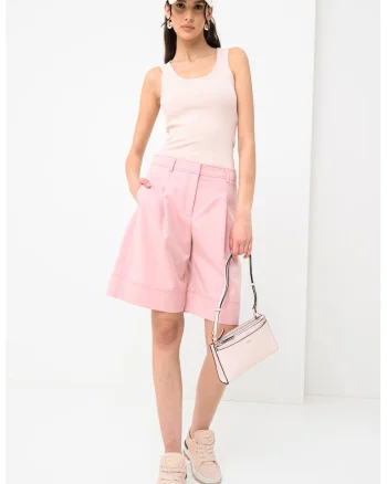 Top slim-fit striat Ematite
