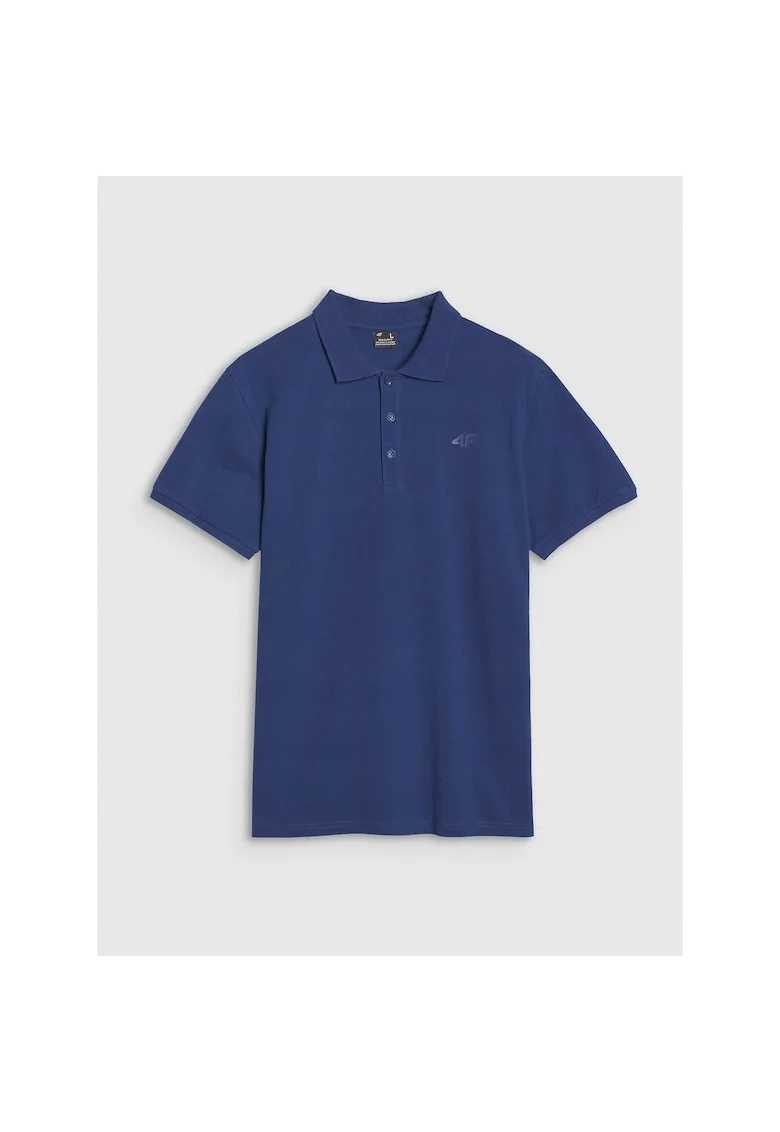 Tricou polo barbati  albastru, 100% bumbac