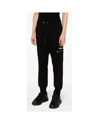 Pantaloni sport  cu buzunar 3D, Negru