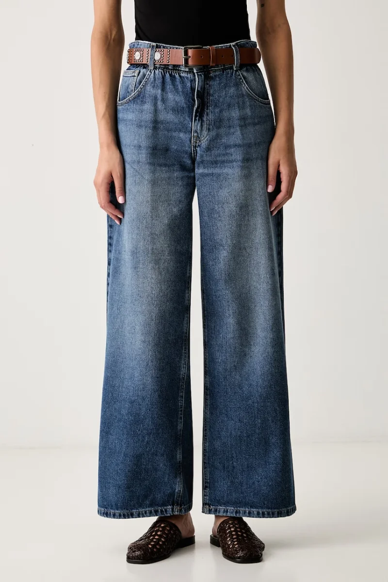 Liu Jo blugi wide leg pentru femei