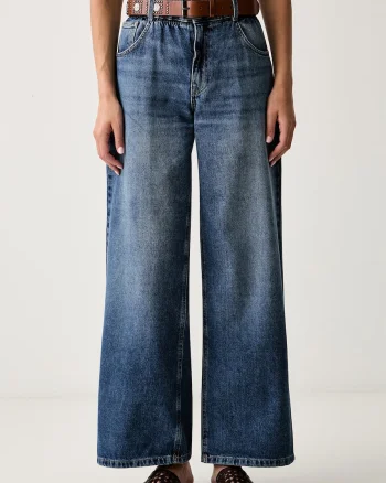 Liu Jo blugi wide leg pentru femei