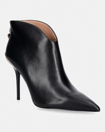 Love Moschino botine cu toc cui pentru femei din piele