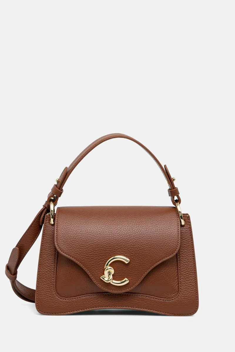 Coccinelle geantă crossbody pentru femei din piele