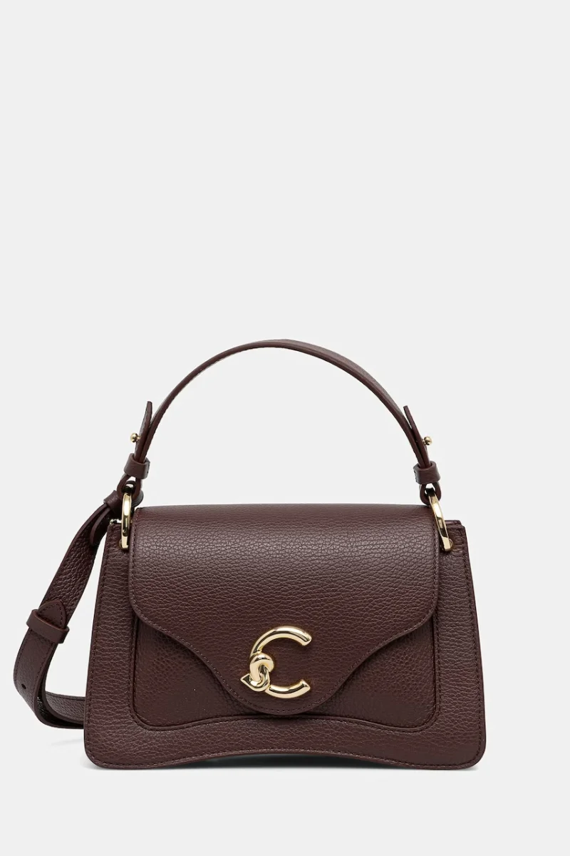 Coccinelle geantă crossbody pentru femei din piele