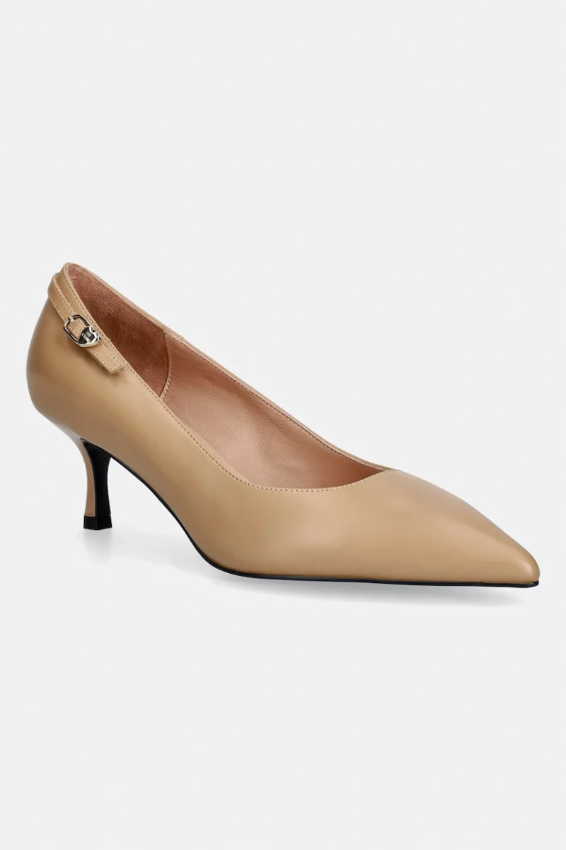 Love Moschino pantofi cu toc stiletto din piele
