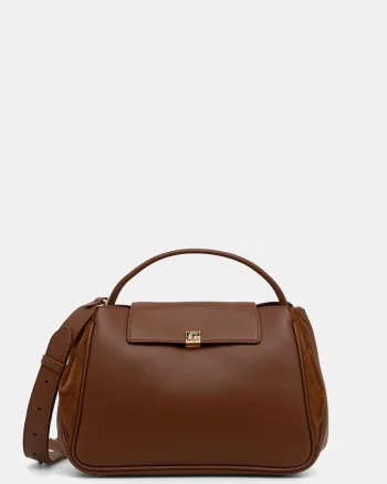 Coccinelle geantă crossbody pentru femei din piele