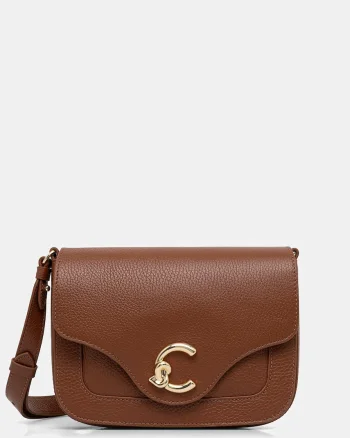 Coccinelle geantă crossbody pentru femei din piele