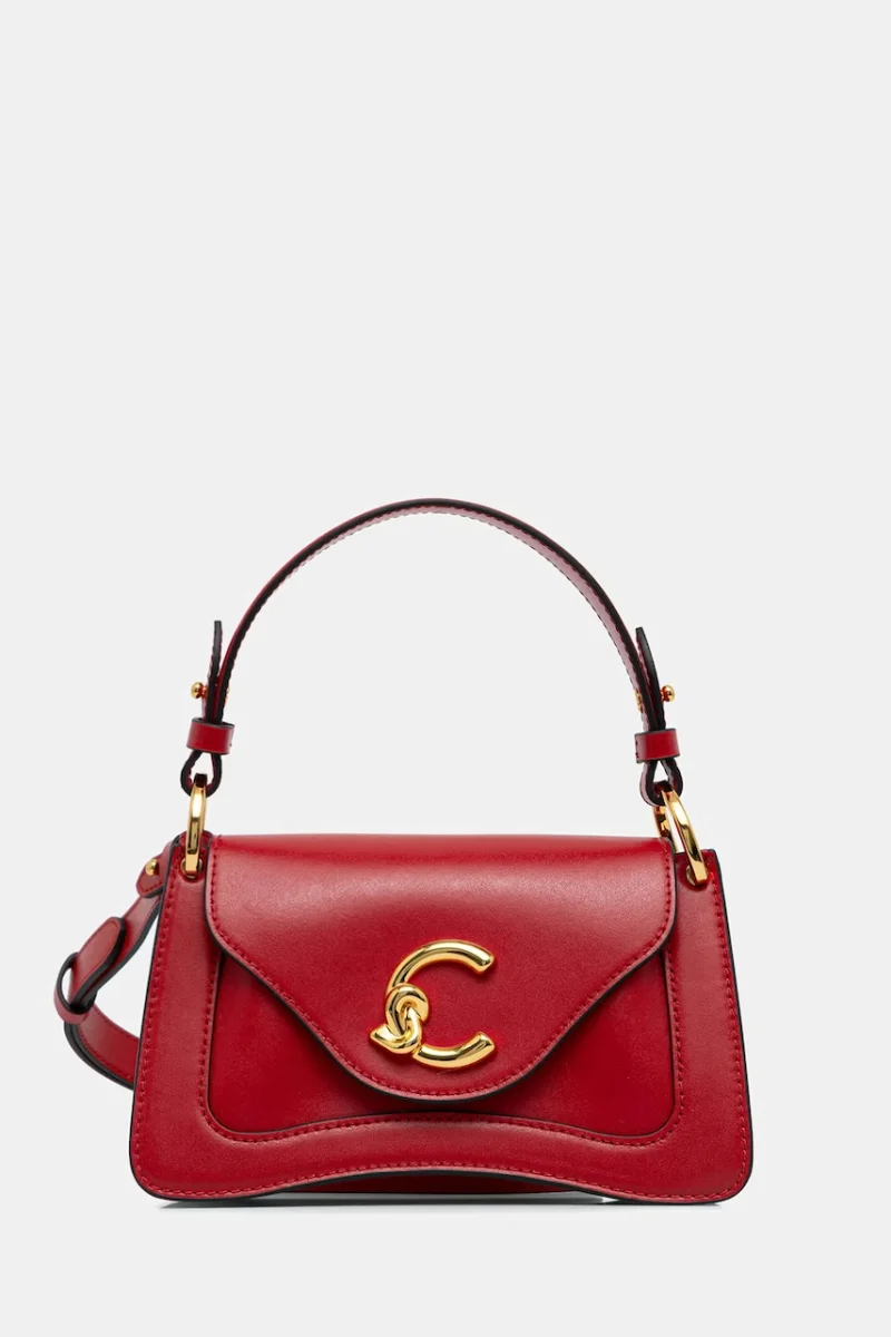 Coccinelle geantă crossbody pentru femei din piele