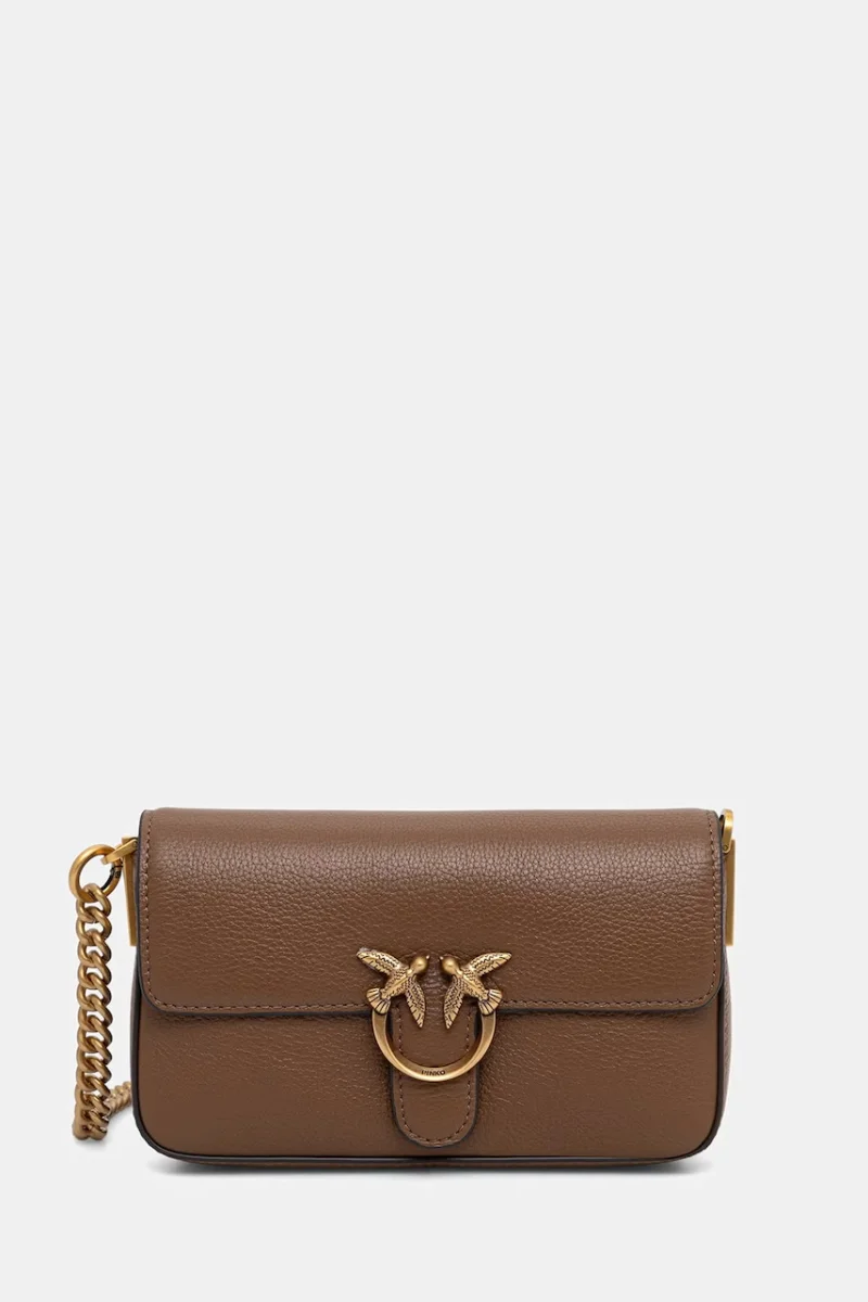 Pinko geantă crossbody pentru femei din piele