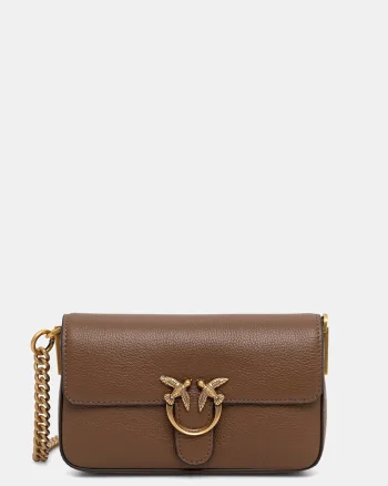 Pinko geantă crossbody pentru femei din piele