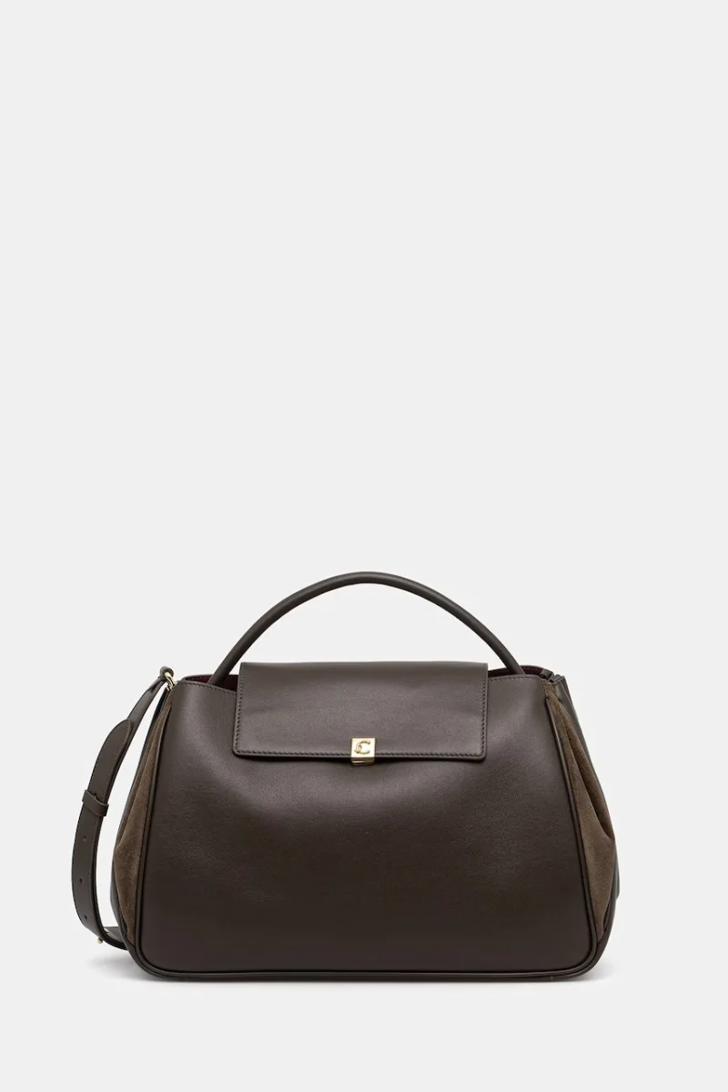 Coccinelle geantă crossbody pentru femei din piele