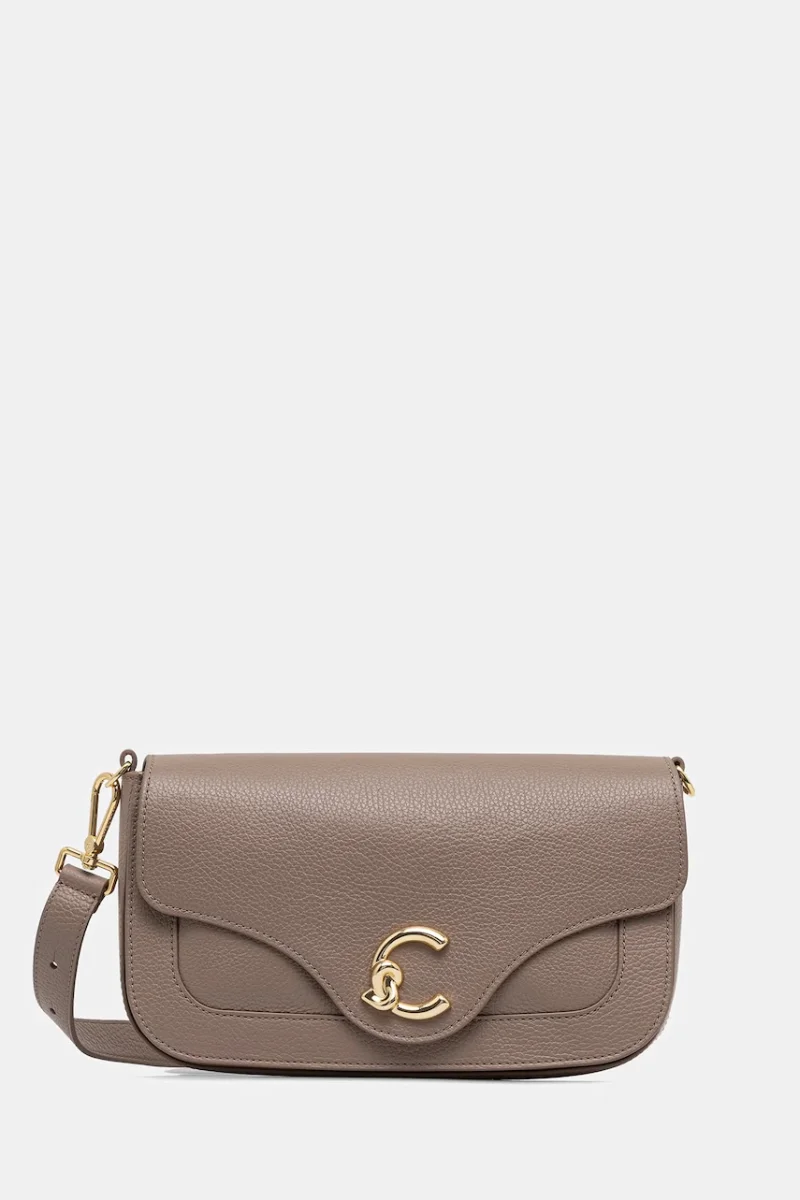 Coccinelle geantă crossbody pentru femei din piele