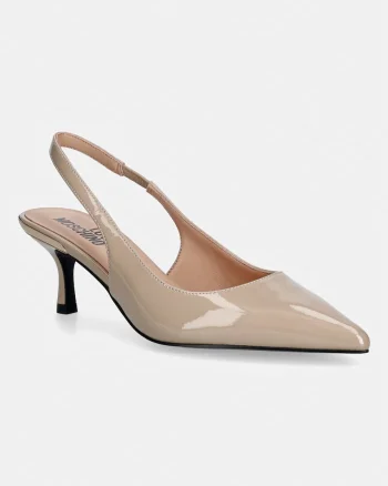 Love Moschino pantofi cu toc stiletto din piele
