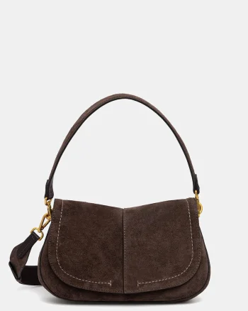 Gianni Chiarini geantă crossbody pentru femei din piele întoarsă HELENA ROUND