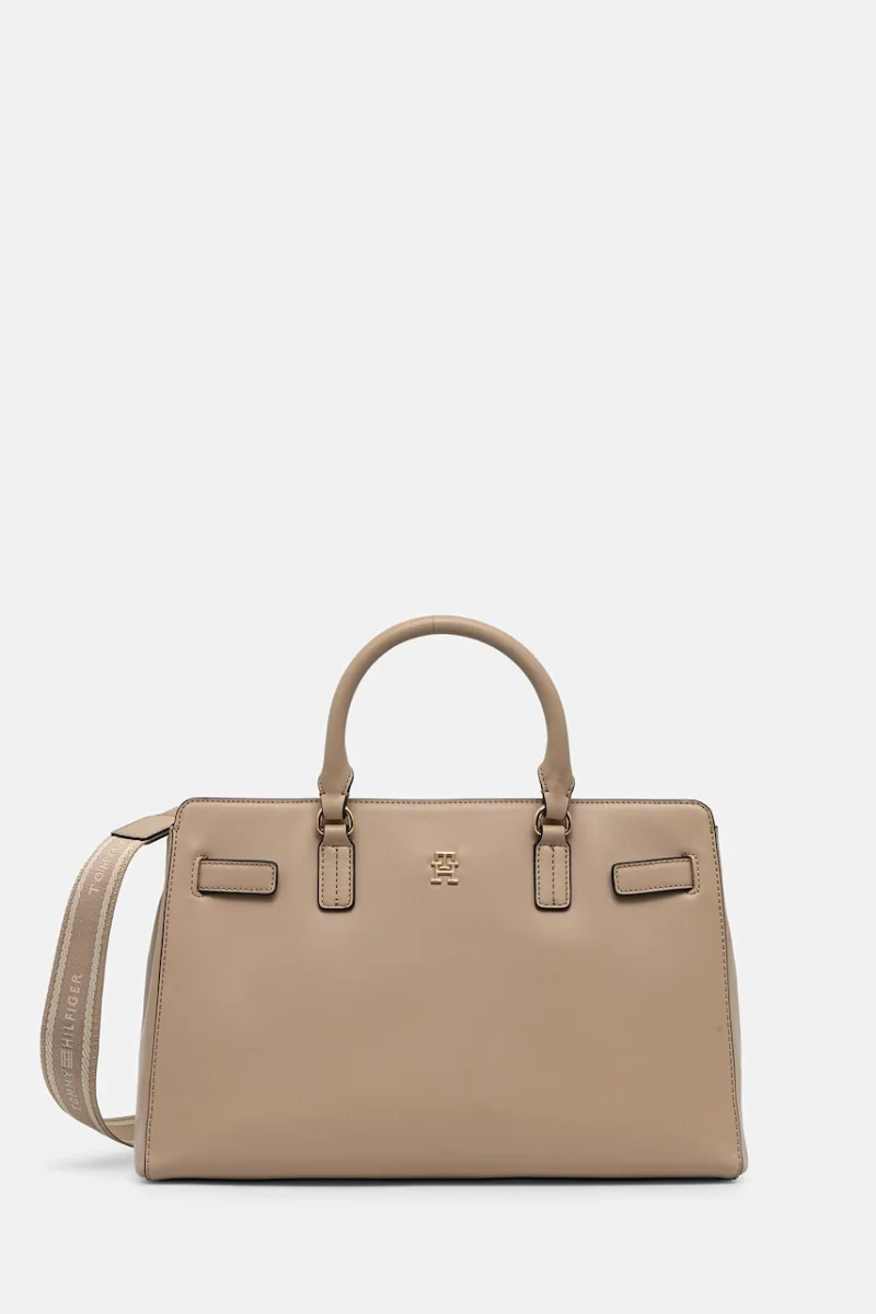 Tommy Hilfiger geantă shopper pentru femei cu imitație de piele